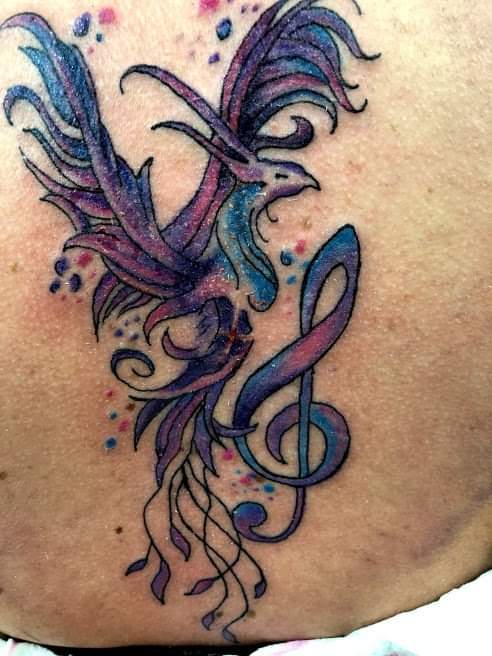 Color Phoenix Tattoo